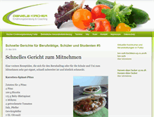 Tablet Screenshot of kircher-ernaehrungsberatung.de